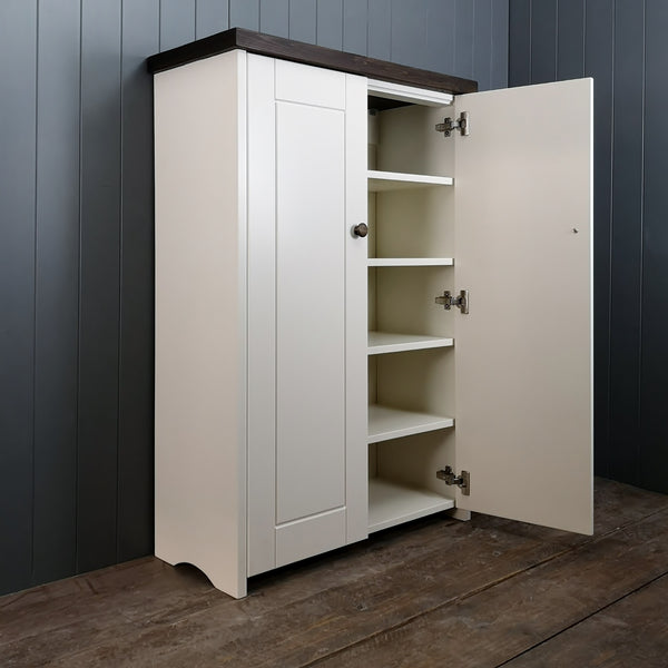 Rustic Storage Cupboard with 5 Shelves