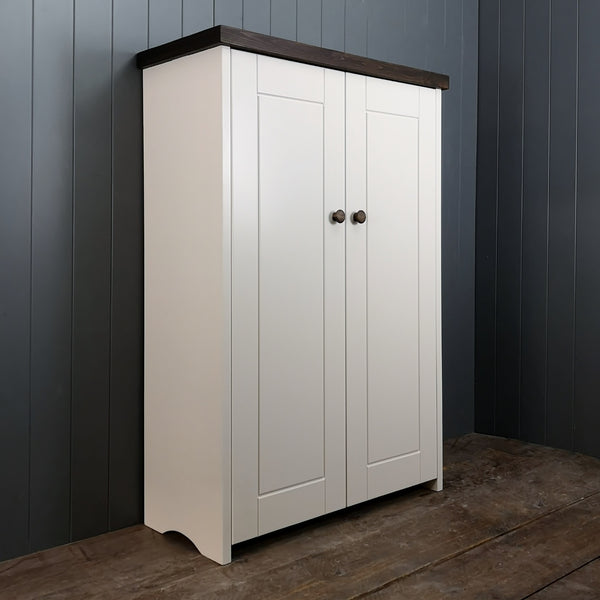 Rustic Storage Cupboard with 5 Shelves