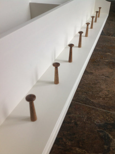 Large Hat & Coat Rack with Pegs