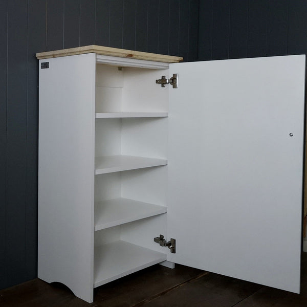Single Country Storage Cupboard with 4 shelves